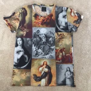 RARE Catholic Art Zara Graphic Tee
